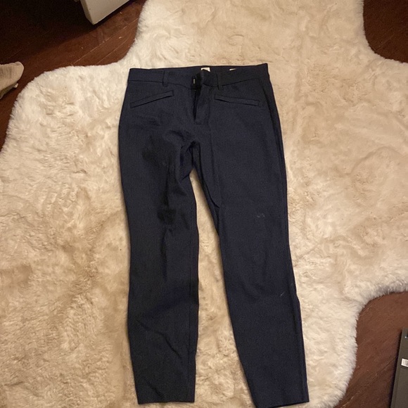 Gap dress pants, size 6, navy blue with pin stripes - Picture 3 of 4